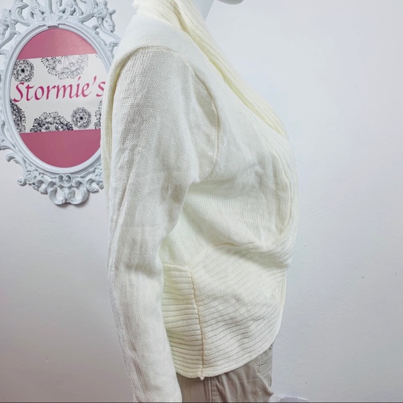 Lei/ Cream Long Sleeve Cardigan - Picture 3 of 5